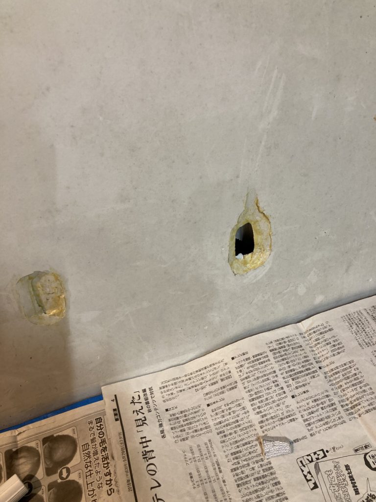 株式会社TRIP・TRIP inc.の施工画像。壁補修。リペア塗装。